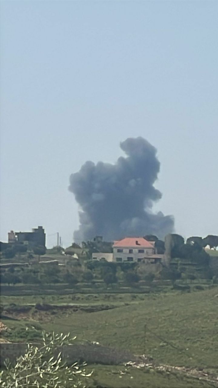 تحليق حربي منخفض وغارة إسرائيلية على أطراف برعشيت جنوب لبنان