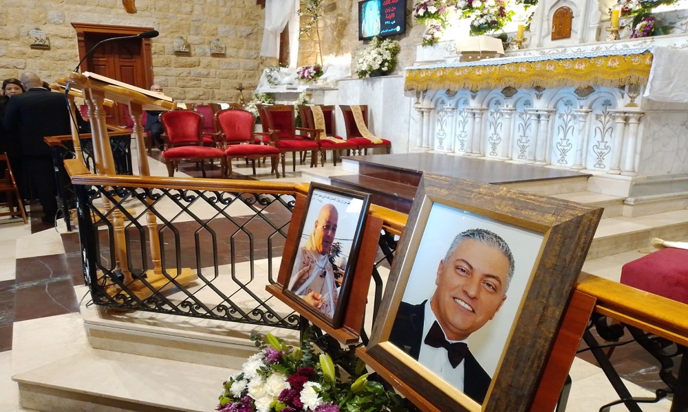 قداس وجناز الاربعين لاستشهاد الأب بيار الراعي في القليعة